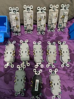 New Switch Lights And Outlets 