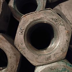 lot of 16-3"-4 UNC heavy hex nuts dual graded Astm A 194 2H/ Astm A563 Dh hot-dip galvinesed DOMESTIC!