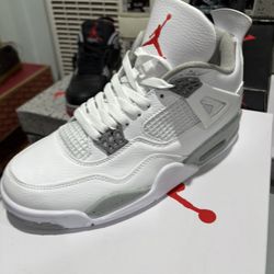 ☃️❄️☃️ Jordan Retro “WHITE OREO 4 “ Sz 10 🎁🎅🎁