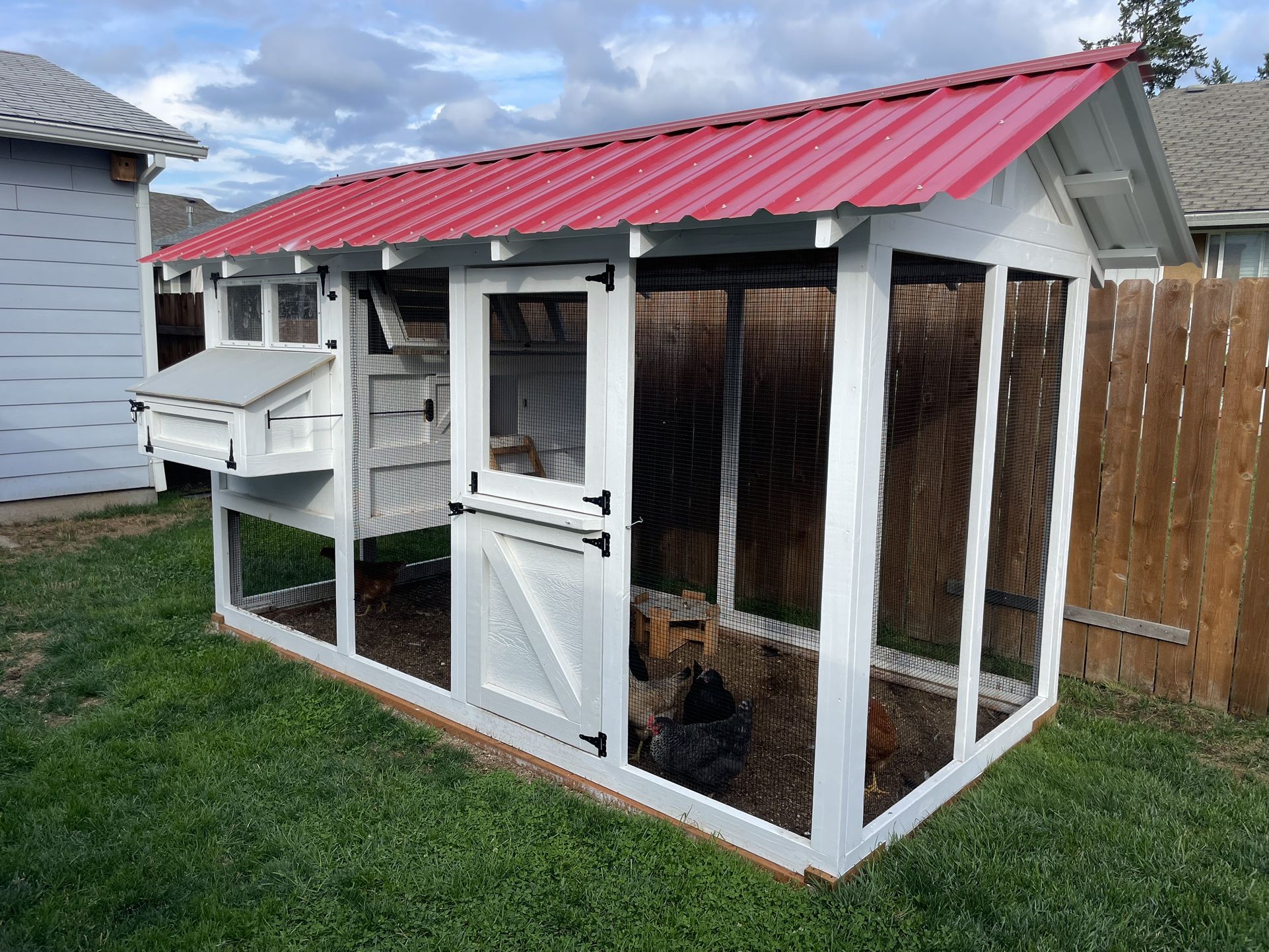Custom Chicken Coop 6’x12’