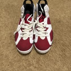 Nike air Jordan 6s retro carmine Size 12