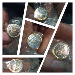 Lot of 5 Zippo Lighter 40th Anniversary Lapel Pins/Buttons