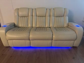 Leather couch