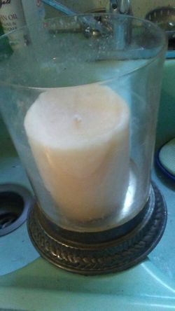 Antique candle holder