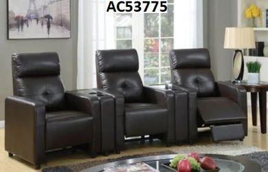 5-PC RECLINING HOME THEATER SECTIONAL YEAR END SALE!