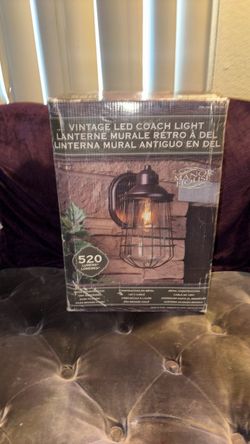 VINTAGE LED COACH LIGHT LANTERNE MURALE RÉTRO,À DEL LINTERNA MURAL ANTIGUO EN DEL