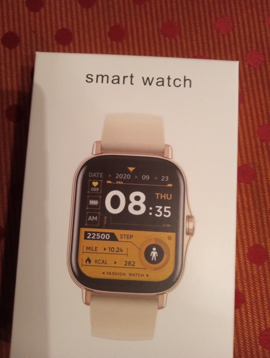 Beige Smart Watch For Android. Brand New. Never Opened. Wearables