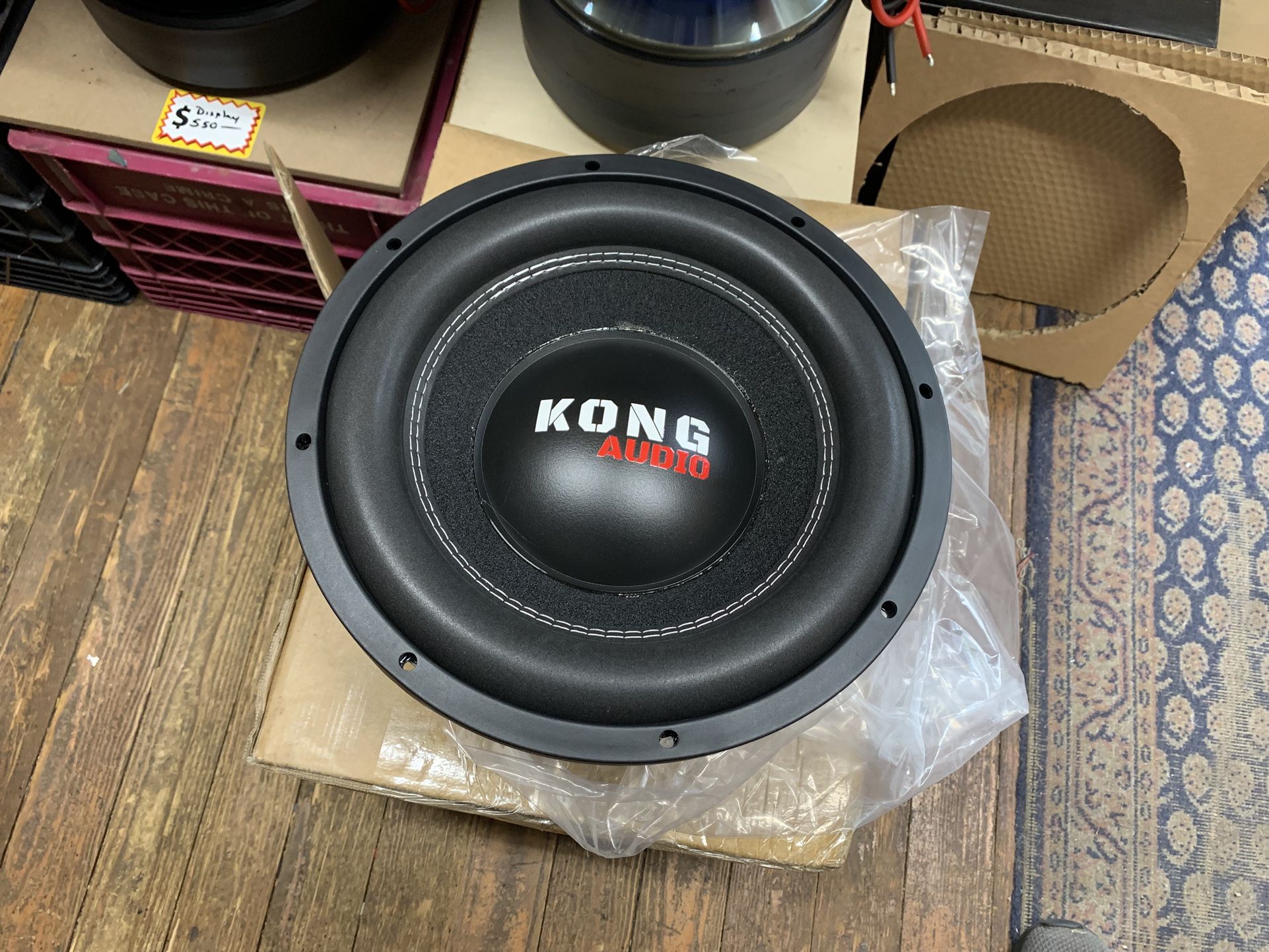 New 12” Kong Audio 2000w Max Power Dual Voice Coil Subwoofer $140 Each 