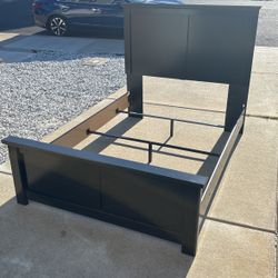 Black Full Size Bed Frame