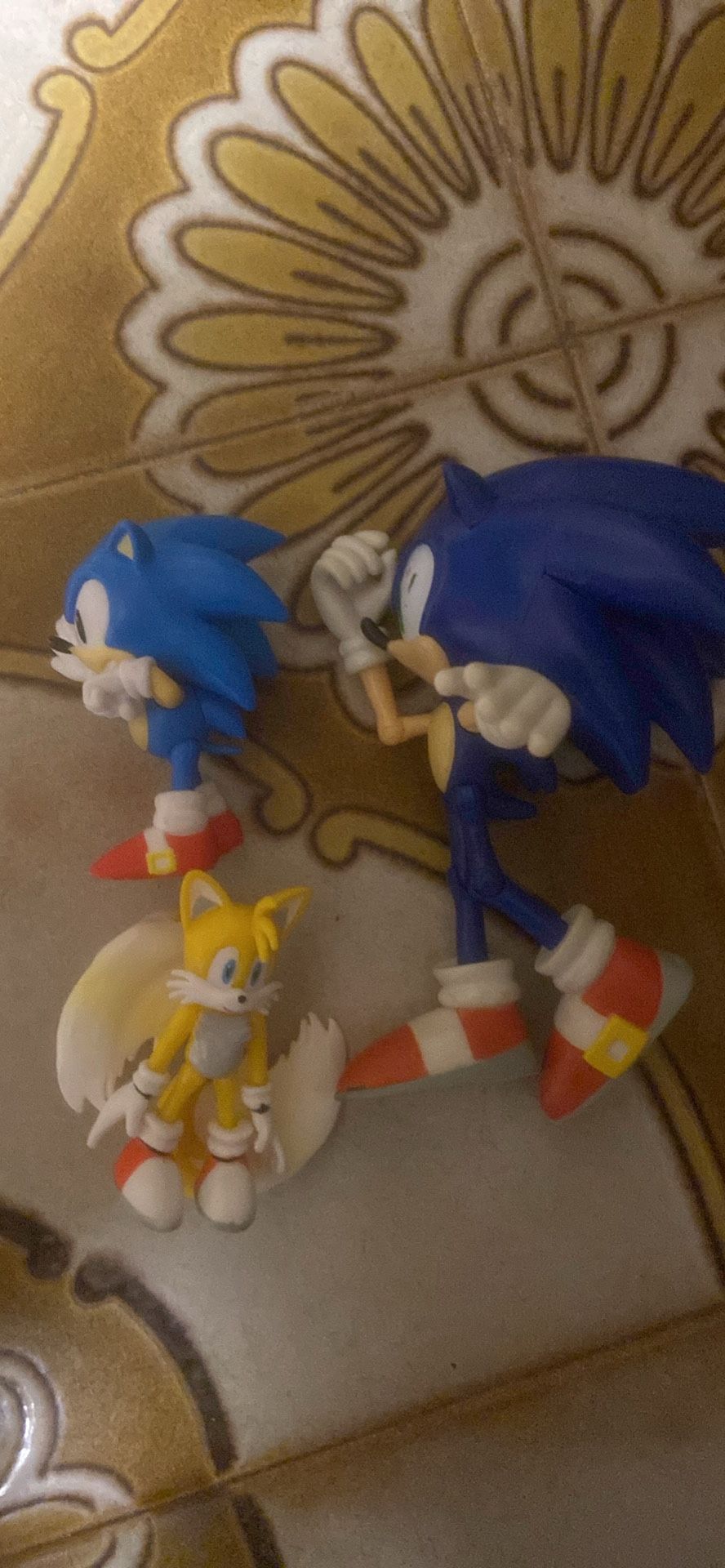 Set Of Three Sonic Figures