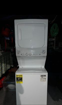 GE Stacked Washer And Dryer (Gas)