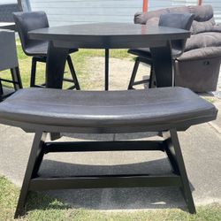 Bar height, Dining Table with, Chairs