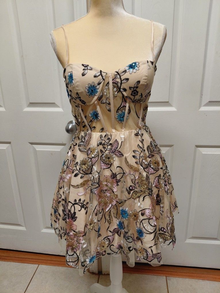 BESTIDO DE FIESTAS ZISE 3/4