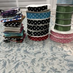 ribbon & Cotton Fabric 