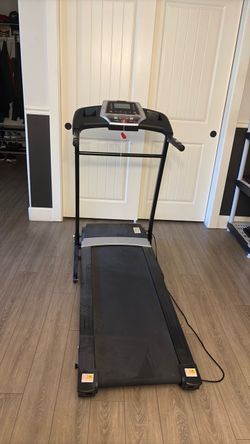 Electric Folding Treadmill with LCD Display