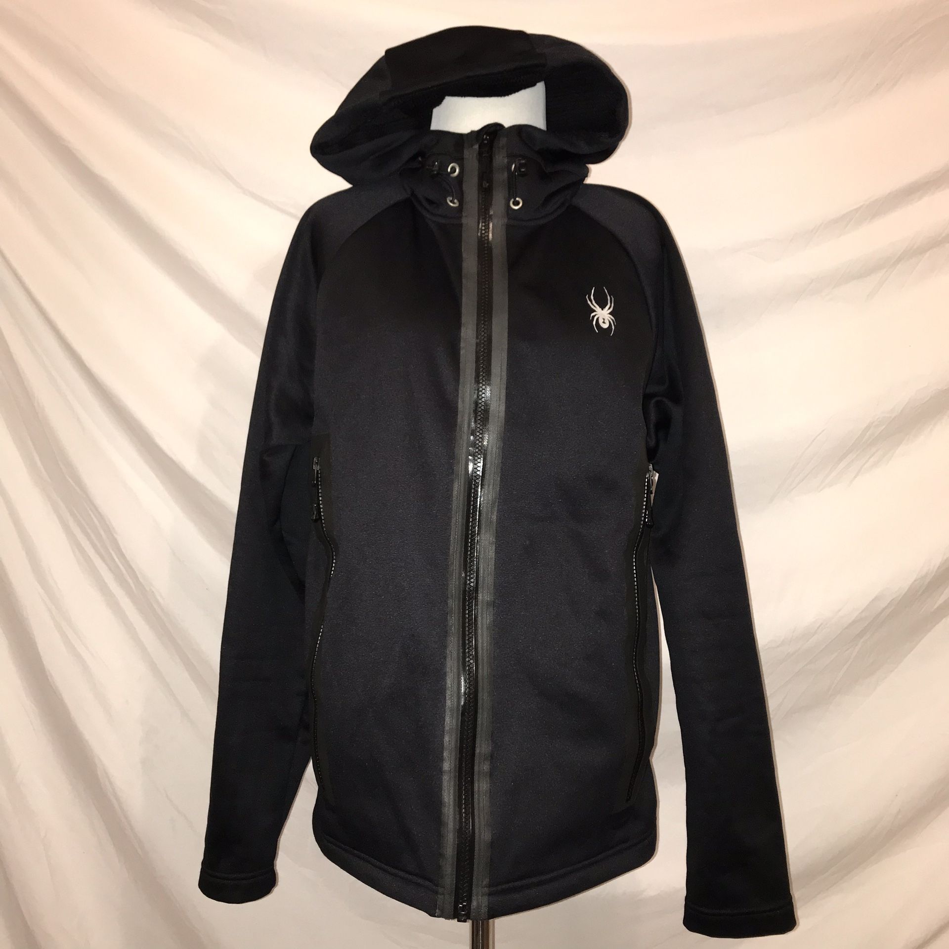 Spyder black fleece hoody