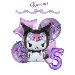 6PC Kuromi Balloon Bundle 