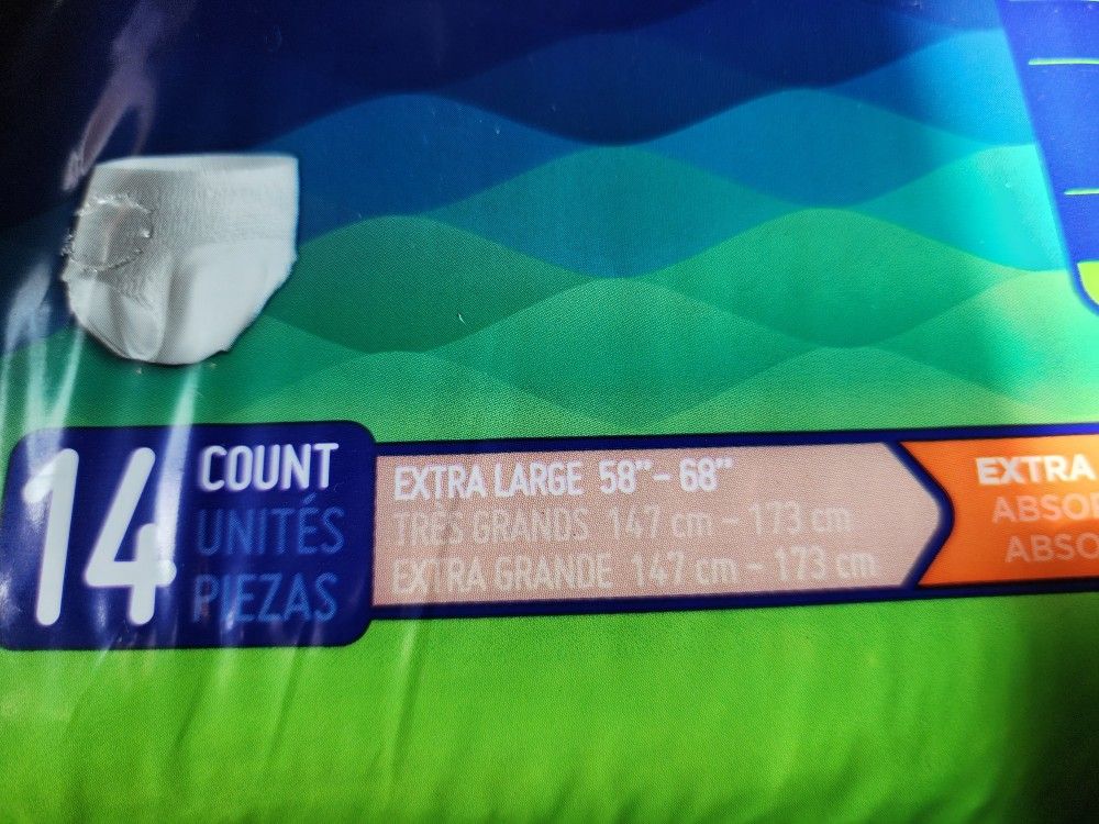 Xlarge DIAPERS ADULT PULLUPS