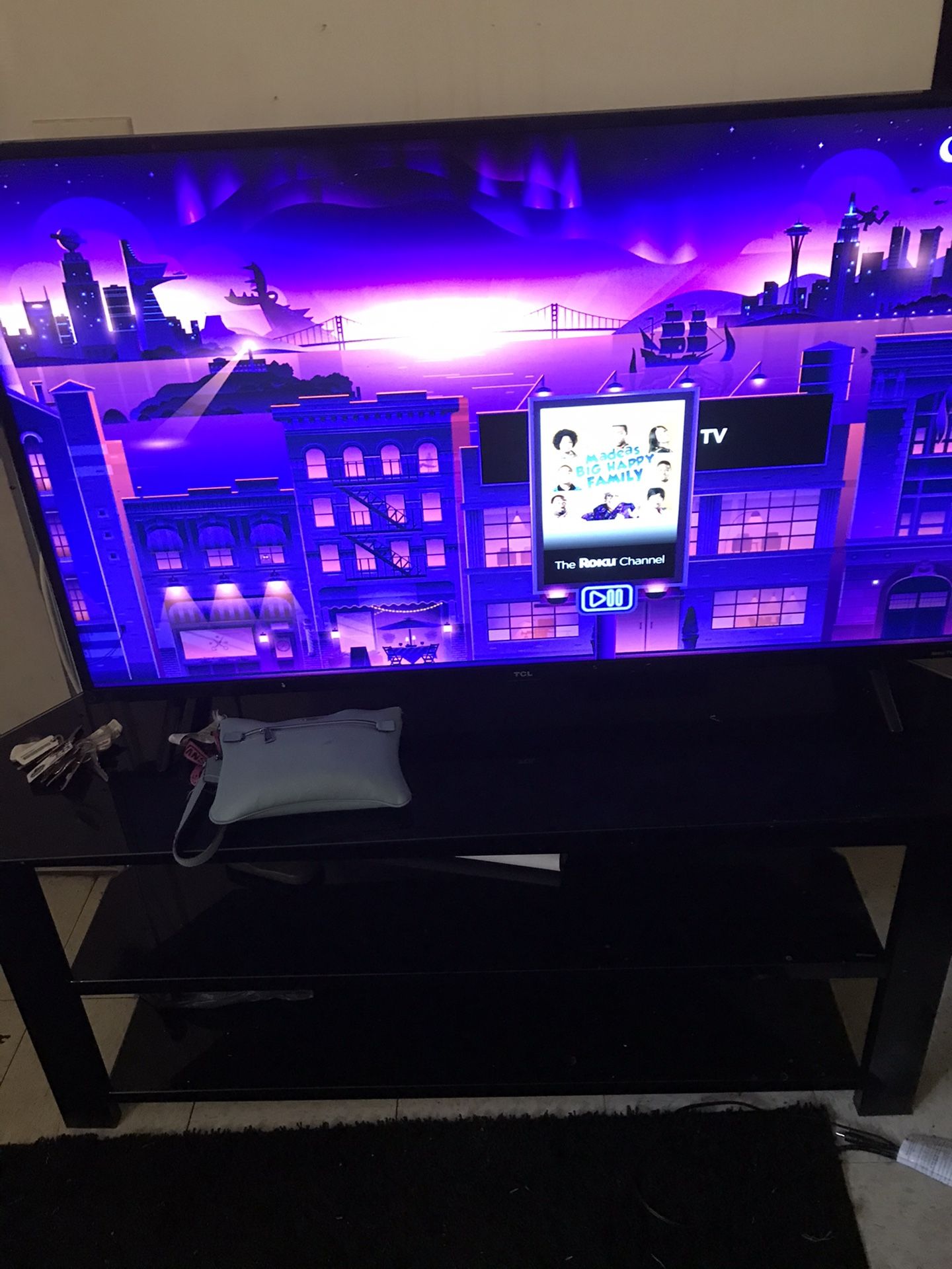 Tv and stand