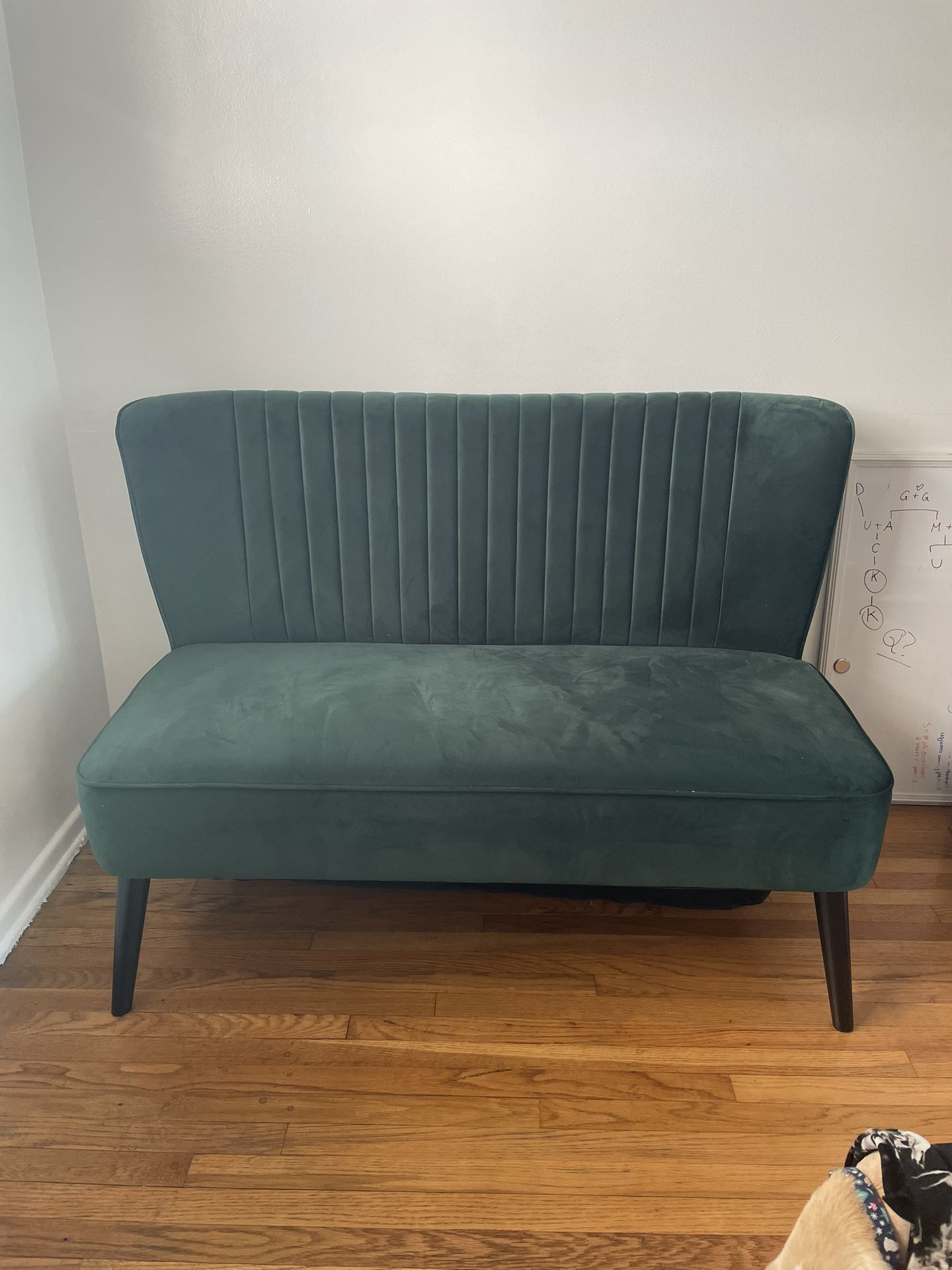 Emerald Green Loveseat