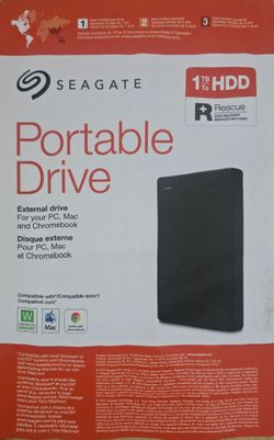 Seagate 1TB Portable External Hard Drive
