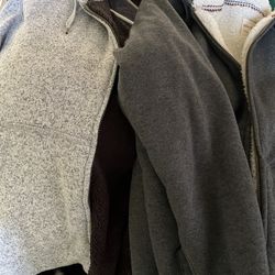 Weather Proof Brand Fleece Full Zip Sweatshirts