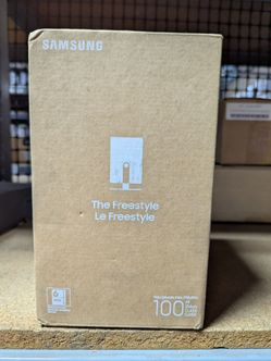 Samsung - The Freestyle SP-LSP3BLAXZA Smart Portable Projector - White