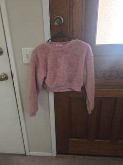 Fleece Girls Crop Sweater