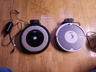 2 Roomba Robot Vaccum Cleaners Both Need Repair