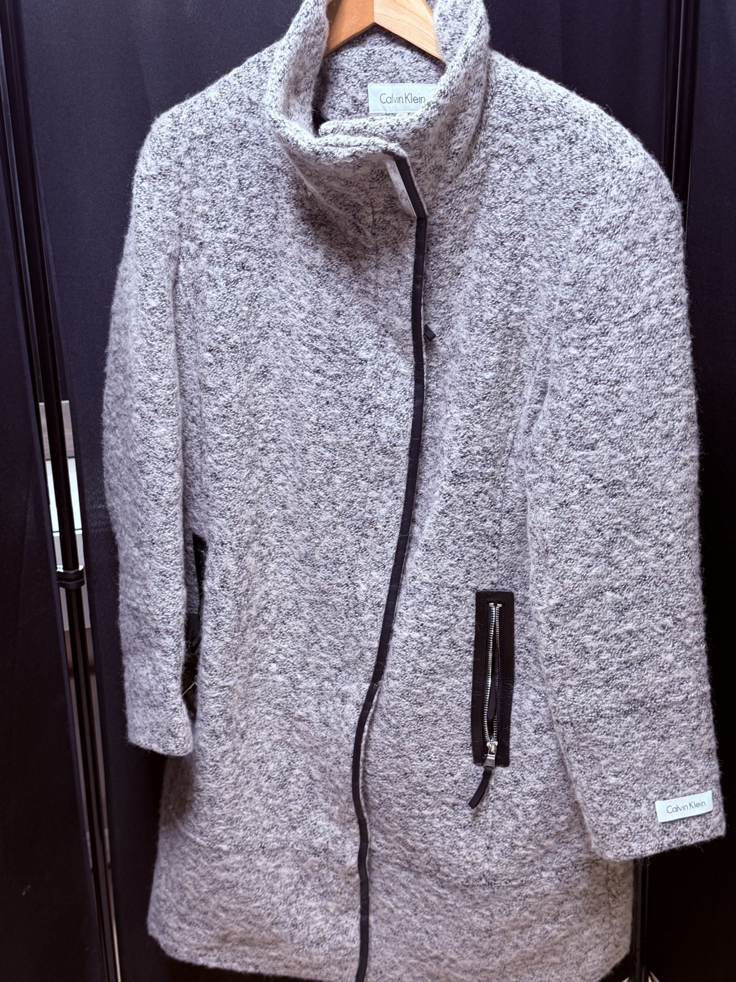 Calvin Klein women's wool blend coat