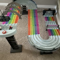 hot wheels mario kart rainbow track