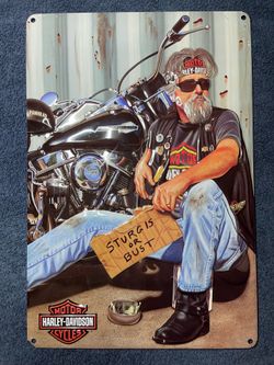 Metal Harley Davidson sign…$30 cash.