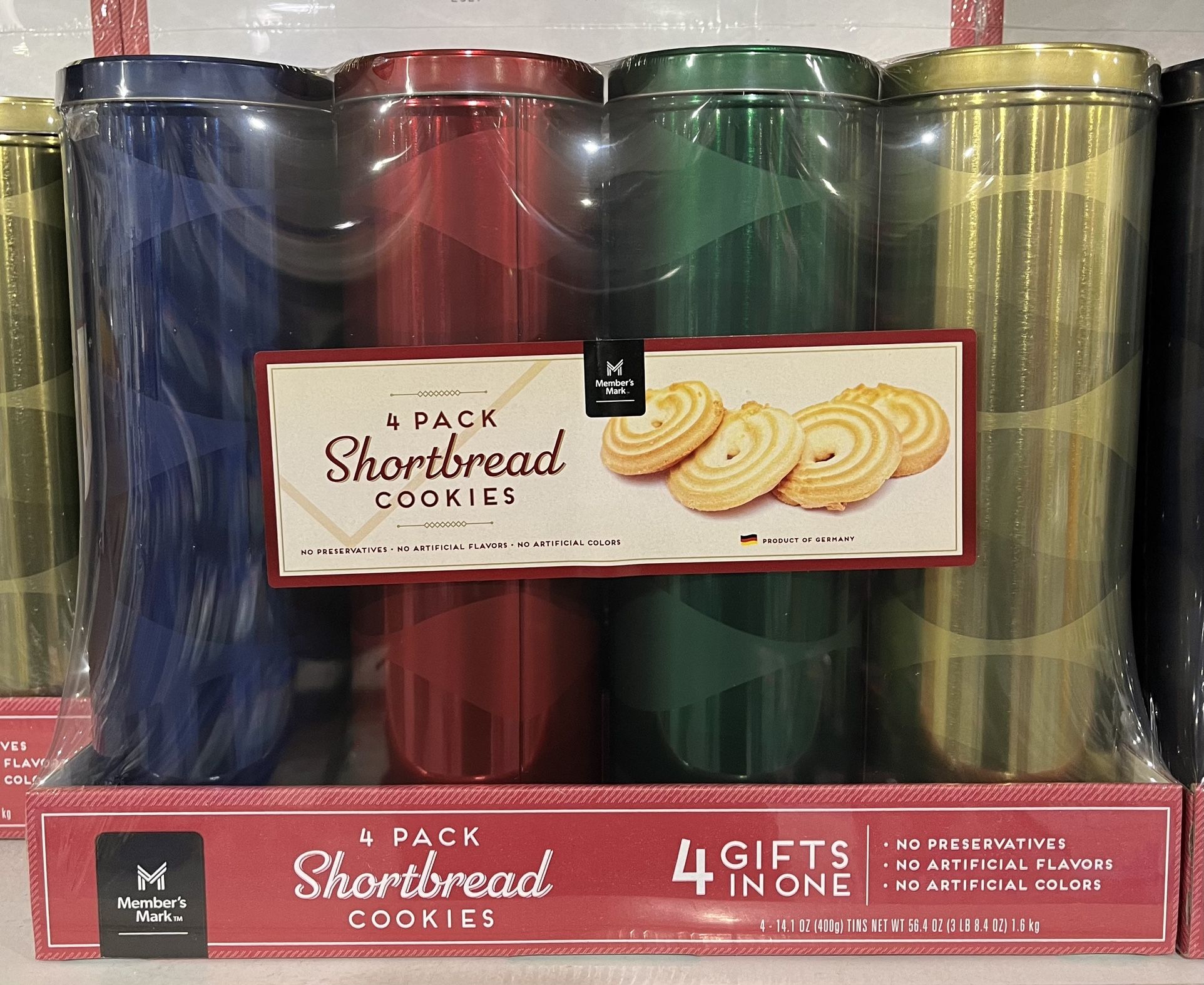 Member's Mark European Shortbread Cookies, Various Colors (14.1 oz., 4 ct.) $6.99