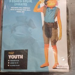 Fortnight Halloween costume Fishstick Pirate 
