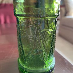 Vintage 1970’s Green Wheaton Juice Glass