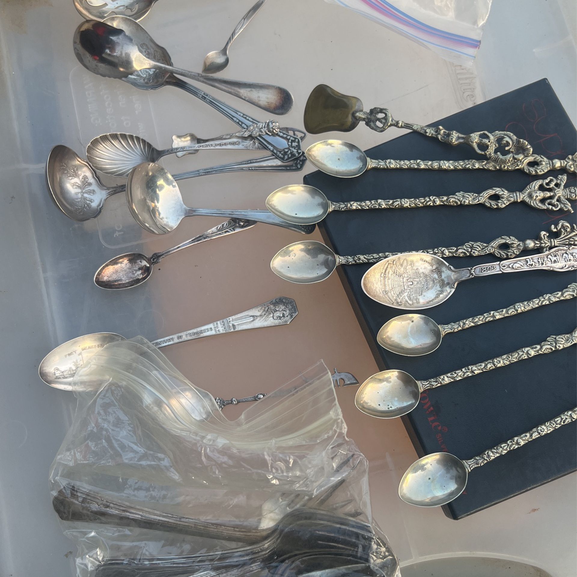 Antique Spoons/Silver/ Silver Plated Spoons/ Make An Offer