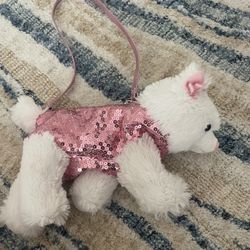 One of a kind cat purse, stuffed animal