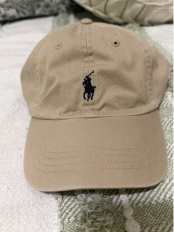 Polo Ralph Lauren Classic Cotton Chino Baseball Cap - Khaki/Navy - NWT