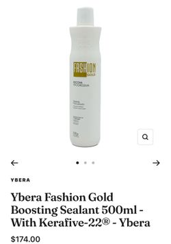 YBERA fashion gold hair product ✨