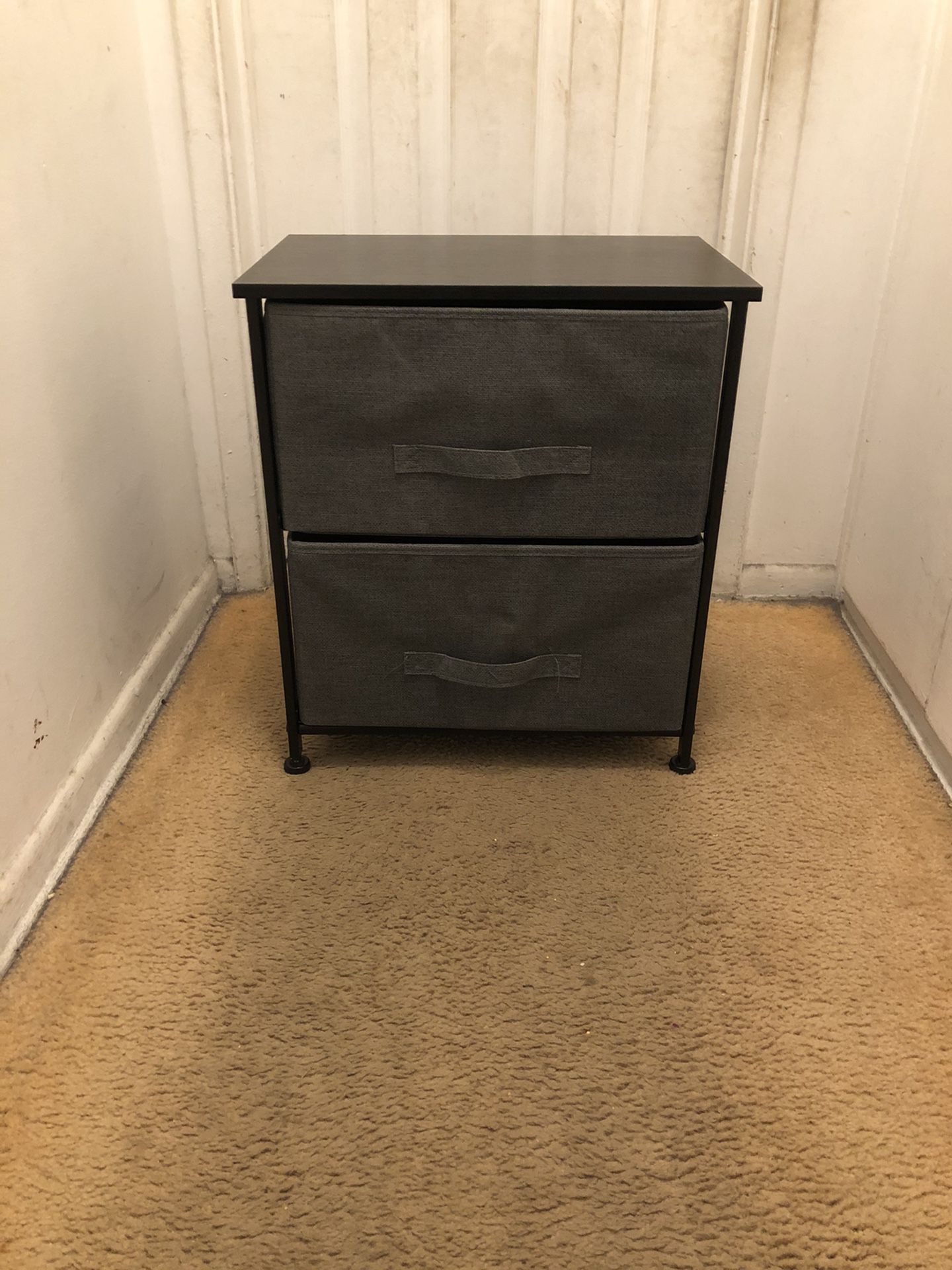 Nightstand drawer with storage box