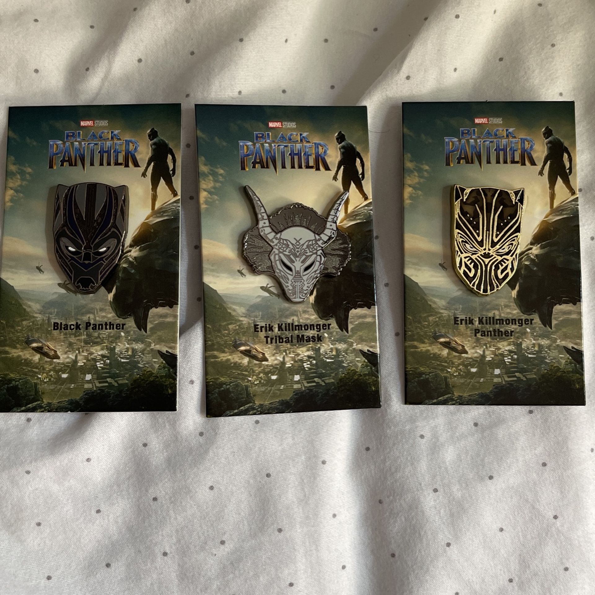 Marvel Studios - Black Panther Pin Set