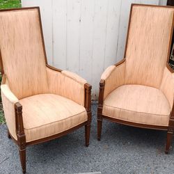 Vintage High Back Chairs