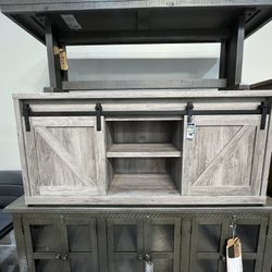 TV Console w/ Sliding doors
