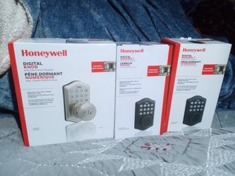 Honeywell Electric Keyless Entry Deadbolt And Door Knob