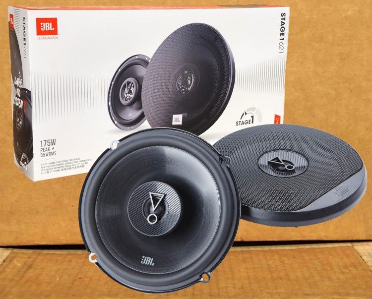 JBL Stage 1 Series Car Speakers Set 6 1/2" 2-Way Coaxial Speaker System 175 Watt 621 🚨 Payment Options Available 🚨 No Credit Needed 🚨