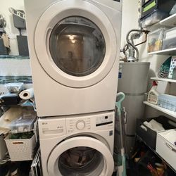 LG stacked Washer And Dryer Like new