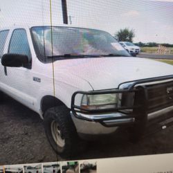 FOR PARTS A 2003 FORD TRUCK F250 GASOLINE 5.4 ENGINE 4X4 AUTOMATIC TRANSMISSION 