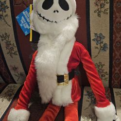  NIGHTMARE BEFORE CHRISTMAS JACK SKELLINGTON IN SANTA'S OUTFIT 