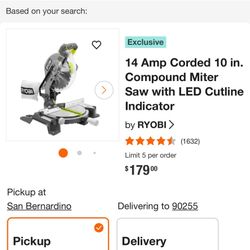  14 Amp Corded 10 in. Compound Miter