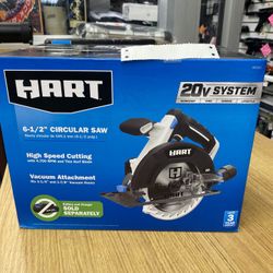 HART 20V Cordless 6.5-Inch Circular Saw (Battery Not Included) HPCS01